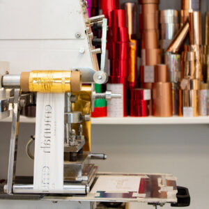 En la escuela de encuadernación Ductus contamos con stamping